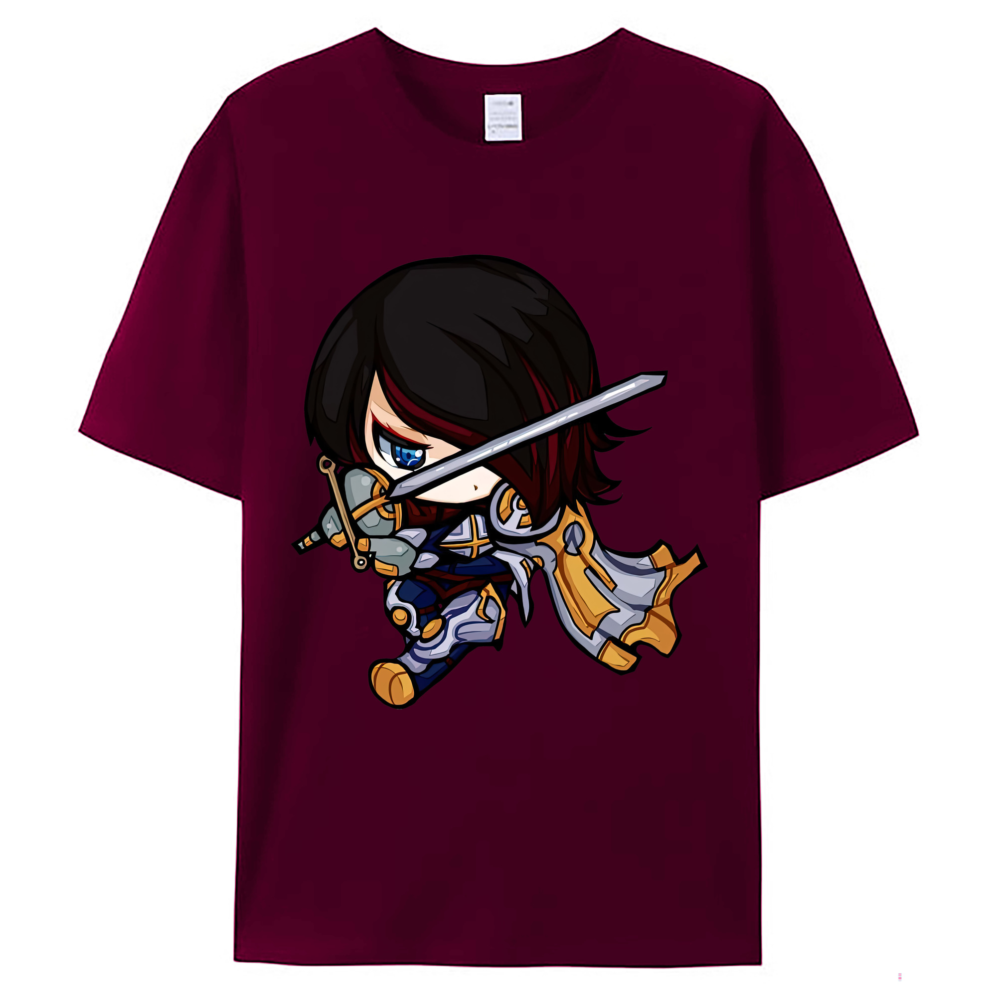 （画像用） リーグ・オブ・レジェンド League of Legends LOL レディースカジュアルプリントTシャツ（綿100％）